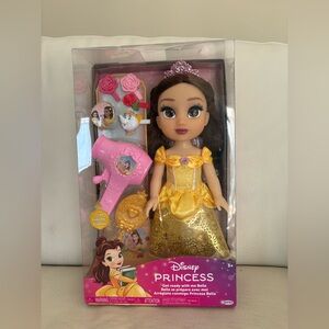 Disney Princess Frozen Get Ready with Me Large Doll and Hair Play Set-Belle